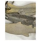 Lot of 9 Collectible Metal Fishing Lures - see description for more info Lot of 9 Collectible Metal Fishing Lures - see description for more info