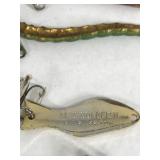 Lot of 9 Collectible Metal Fishing Lures - see description for more info Lot of 9 Collectible Metal Fishing Lures - see description for more info