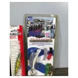Lot of 4 Fishing Lures and 1 Fishing Pen all in Original Packages - see description for more info Lot of 4 Fishing Lures and 1 Fishing Pen all in Original Packages - see description for more info