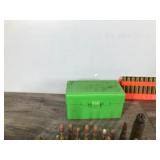 Lot of Live Rounds, Spent Rounds, Lead and Copper Bullets, Ammo Box and Vintage Ammo Boxes Lot of Live Rounds, Spent Rounds, Lead and Copper Bullets, Ammo Box and Vintage Ammo Boxes