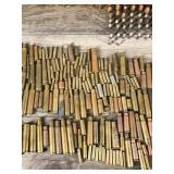 Lot of Live Rounds, Spent Rounds, Lead and Copper Bullets, Ammo Box and Vintage Ammo Boxes Lot of Live Rounds, Spent Rounds, Lead and Copper Bullets, Ammo Box and Vintage Ammo Boxes