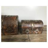 3 - Vintage Solid Wood Chests - All Three Fit Inside of Each Other 3 - Vintage Solid Wood Chests - All Three Fit Inside of Each Other