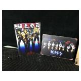 Lot of 5 Metal Signs of Rock Bands - Wasp - Kiss - Thin Izzy - Ozzy Osborne - AC/DC Lot of 5 Metal Signs of Rock Bands - Wasp - Kiss - Thin Izzy - Ozzy Osborne - AC/DC