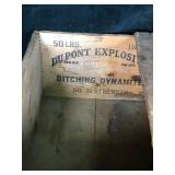 DuPont Explosive Wooden Box “Ditching Dynamite” DuPont Explosive Wooden Box “Ditching Dynamite”