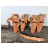 4 - Vintage Tootsie Pony Boy Toy Cap Guns with Holsters 4 - Vintage Tootsie Pony Boy Toy Cap Guns with Holsters