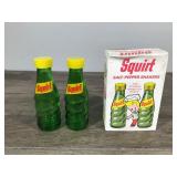 Vintage 1974 Squirt Salt and Pepper Shakers in Original Box Vintage 1974 Squirt Salt and Pepper Shakers in Original Box