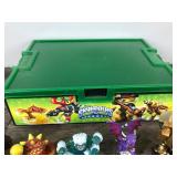Lot of Toy Skylander Figurines with Skylander Case Lot of Toy Skylander Figurines with Skylander Case