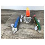 Lot of 3 Cisco Kid Fishing Lures Lot of 3 Cisco Kid Fishing Lures