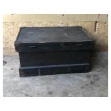 Vintage Wooden Trunk Vintage Wooden Trunk