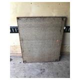 Vintage Wood Framed Glass Display Case Vintage Wood Framed Glass Display Case