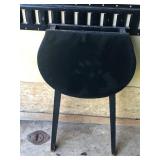 3 - Pieces of Solid Wood Furniture - Night Stand with 2 Drawers - Fold Up Table - Small Stool with Inside Compartment 3 - Pieces of Solid Wood Furniture - Night Stand with 2 Drawers - Fold Up Table - Small Stool with Inside Compartment