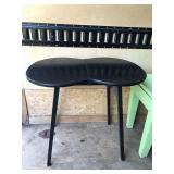 3 - Pieces of Solid Wood Furniture - Night Stand with 2 Drawers - Fold Up Table - Small Stool with Inside Compartment 3 - Pieces of Solid Wood Furniture - Night Stand with 2 Drawers - Fold Up Table - Small Stool with Inside Compartment