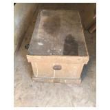 Large Vintage Wooden Storage Box with Handles on Both Sides Large Vintage Wooden Storage Box with Handles on Both Sides