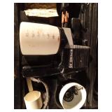 Electric airless paint sprayer in case Electric airless paint sprayer in case
