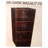 4 cube bookcase with dark walnut finish - New in the box 4 cube bookcase with dark walnut finish - New in the box