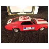 Eryl 1969 Ford Mustang diecast bank with key Eryl 1969 Ford Mustang diecast bank with key