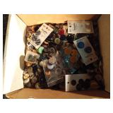 Flat of vintage buttons Flat of vintage buttons