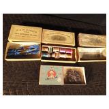Vintage sewing items in original boxes Vintage sewing items in original boxes