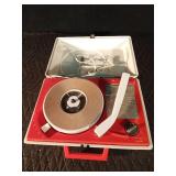 GE Solid State vintage record player in case GE Solid State vintage record player in case