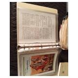 Military information & training sheets and binder of advertisements Military information & training sheets and binder of advertisements