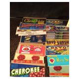 Metal lettuce sign and a lot of vintage labels Metal lettuce sign and a lot of vintage labels