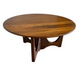 Stickley Walnut Grove Round Cocktail Table