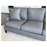 Wesley Hall Large Gray Sectional Sofa in Like New Condition