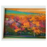 Michael McKee "Aspen Fields" Original Pastel Artwork,  Framed