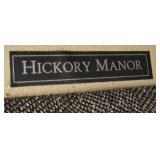 Hickory Manor Sectional Sofa with Chaise and Decorative Pillows