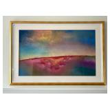 Large Signed Original Abstract Artwork with Bold Colorful Strokes