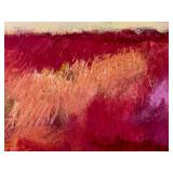 Large Signed Original Abstract Artwork with Bold Colorful Strokes