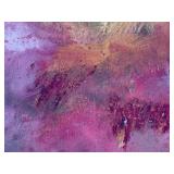 Large Signed Original Abstract Artwork with Bold Colorful Strokes