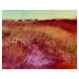 Large Signed Original Abstract Artwork with Bold Colorful Strokes
