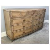 A.R.T. Furniture 9-Drawer Dresser with Square Metal Pulls