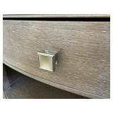 A.R.T. Furniture Wood Nightstand with Marble Top and Drawer