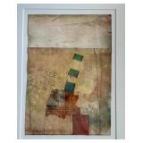 Pair of Original Mixed Media Abstract Art 