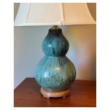 Pair of 24 Inch Ceramic Table Lamps with Shades