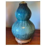Pair of 24 Inch Ceramic Table Lamps with Shades