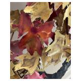 Large Metal Maple Leaf Tree Wall Hanging Decor 35x31 Inches