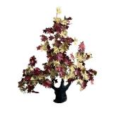 Large Metal Maple Leaf Tree Wall Hanging Decor 35x31 Inches