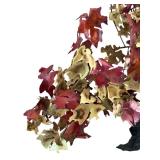 Large Metal Maple Leaf Tree Wall Hanging Decor 35x31 Inches