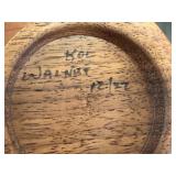 Handturned Walnut Wood Bowl