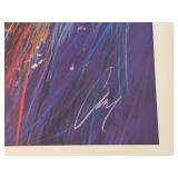 Framed Signed Art Print Vibrant LandscapeÂ 
