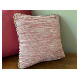 Set of 4 Decorative Throw Pillows in Luxurious Fabrics