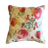 Set of 4 Decorative Throw Pillows in Luxurious Fabrics