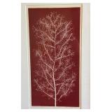 Framed Limited Edition C. Beck Print White Stem 39/100Â 