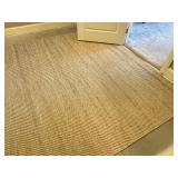 Jute Area Rug 8 ft x 123 in in Very Good Condition