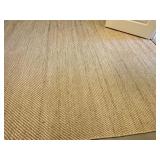 Jute Area Rug 8 ft x 123 in in Very Good Condition