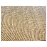 Jute Area Rug 8 ft x 123 in in Very Good Condition