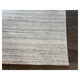 Large Neutral Area Rug 109 x 144 Inches Plush Texture